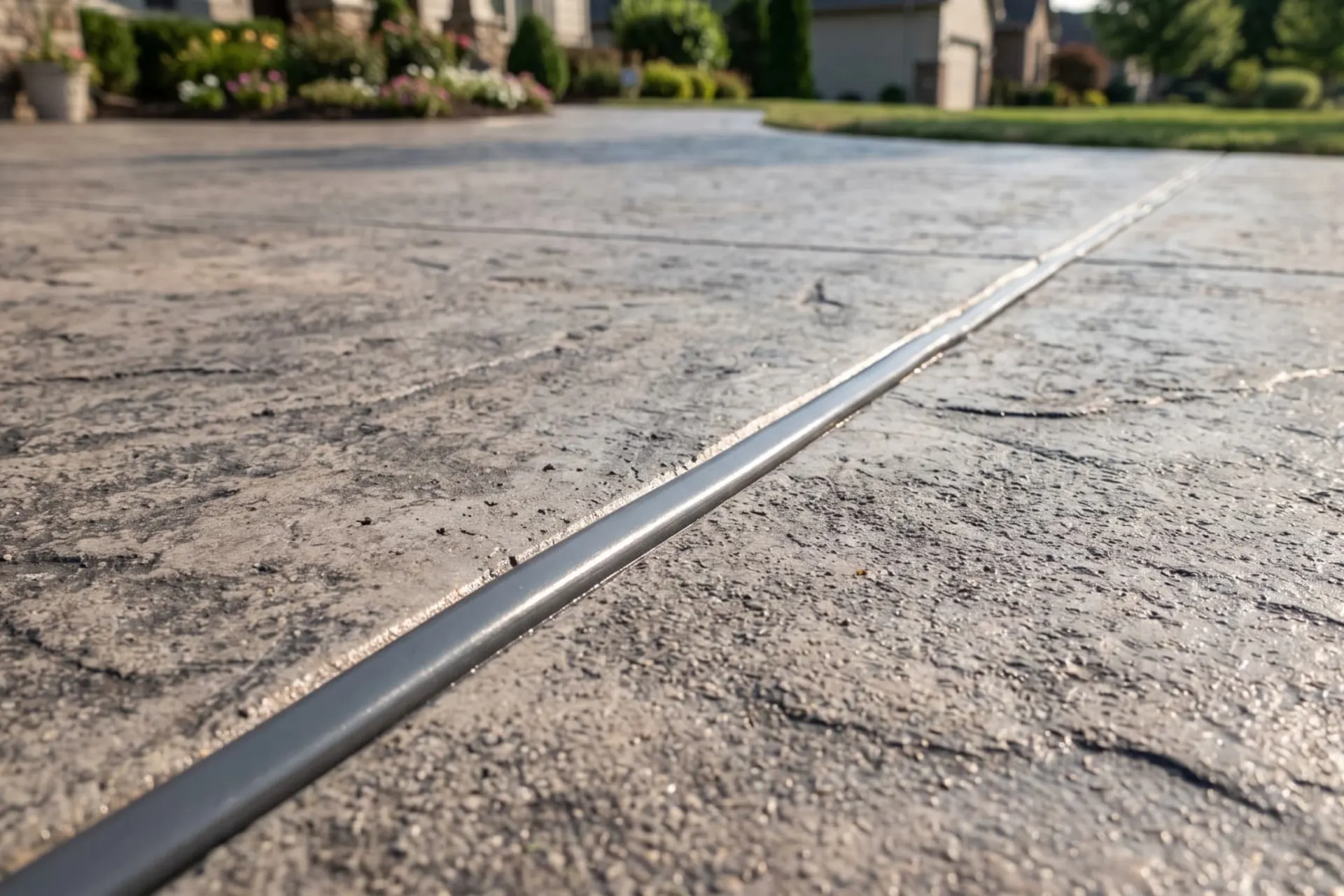 Exterior concrete control joint caulking and sealants in Calgary